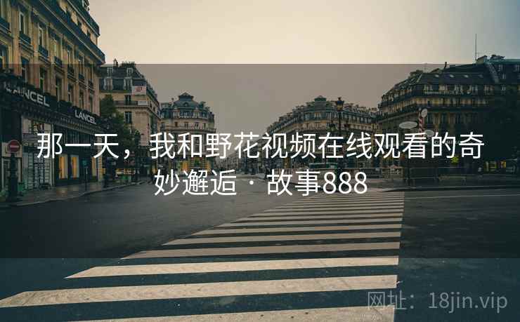 那一天，我和野花视频在线观看的奇妙邂逅 · 故事888
